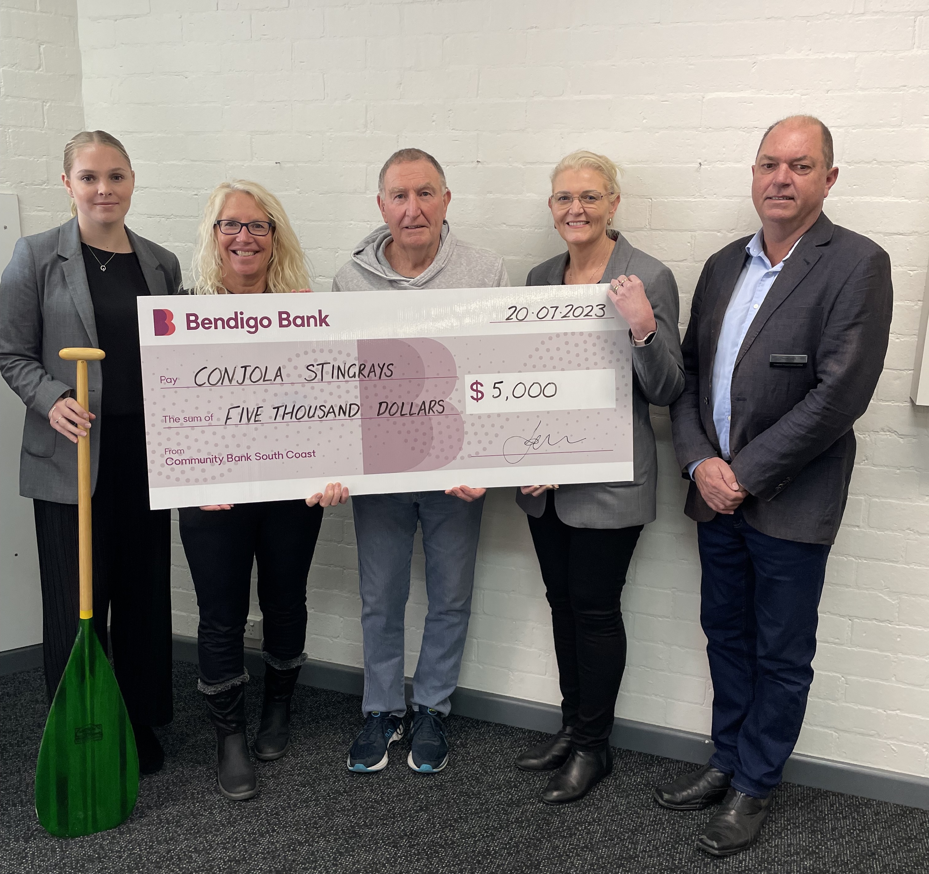 Cheque presentation at Community Bank Milton and South Coast – Conjola ...